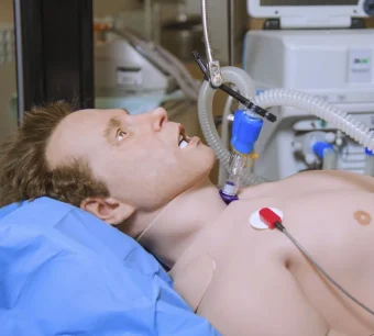 Leonardo adult patient simulator for realistic clinical training.